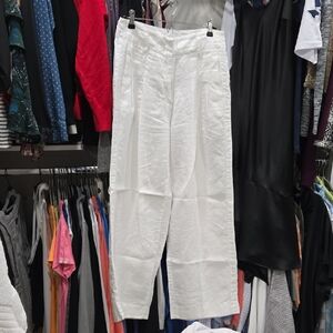 Chico's Crisp White Wide Leg Pants